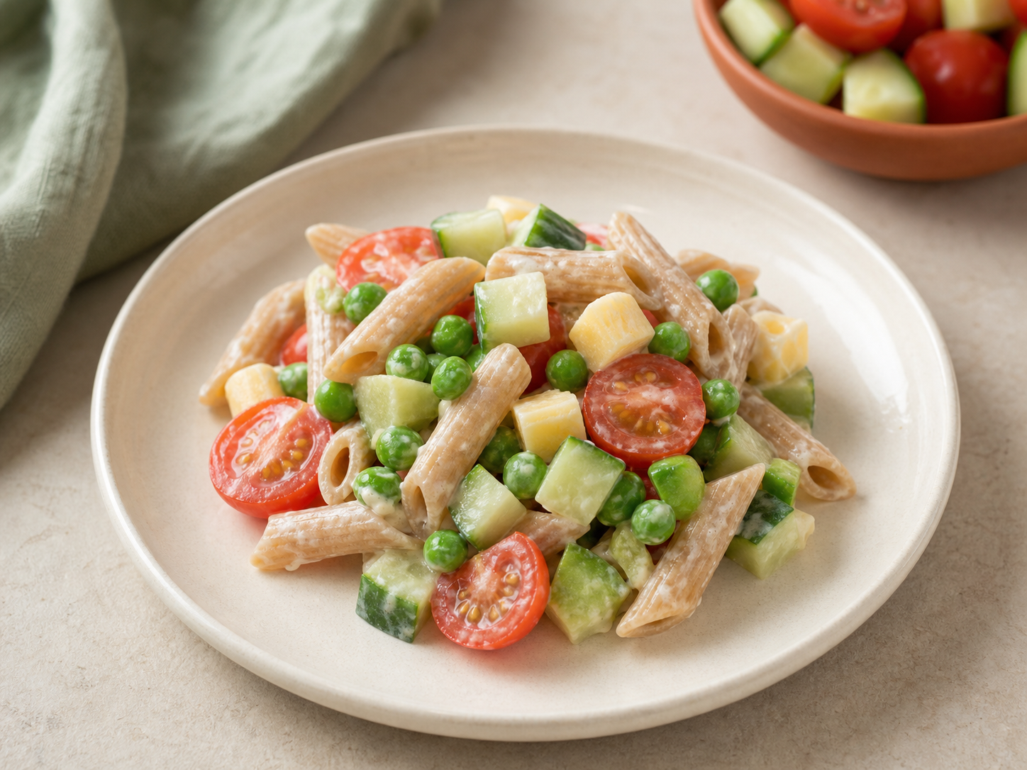 Rainbow Pasta Salad